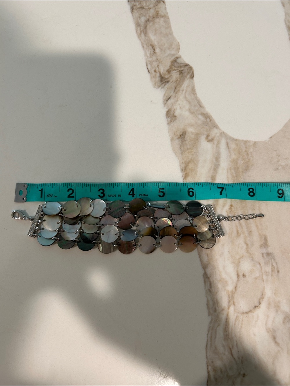 Multi-Tone mother of pearl Bracelet - Women Jewelry - Picture 7 of 7